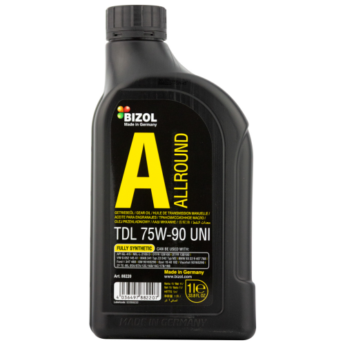 Синтетическое трансмиссионное масло Allround Gear Oil TDL  75W-90 UNI - 1 л